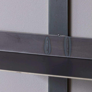 Wall shelf Tag black iron 80cm - Het Adres