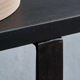 Wandtafel Woda zwart 90cm van House Doctor, van dichtbij met materiaal en textuur zichtbaar
