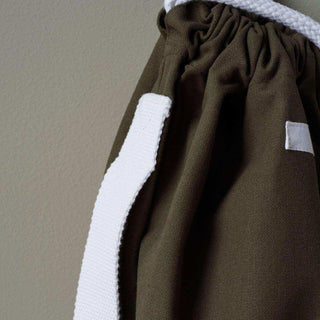 Sac à linge Cataria vert armée 80x62cm - Het Adres