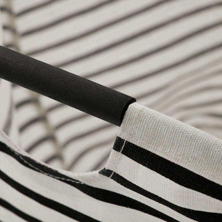 Waszak stripes zwart 40x60cm van House Doctor, in een gestileerde detailopstelling