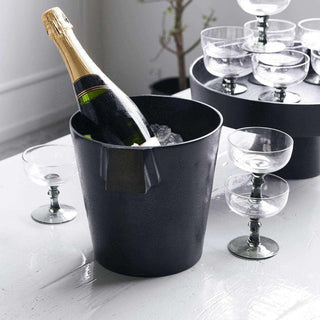 Wine Cooler Buck black 22cm - Het Adres