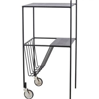 Zwarte trolley Use van metaal 35x75cm van House Doctor, duidelijk als hoofdfoto afgebeeld