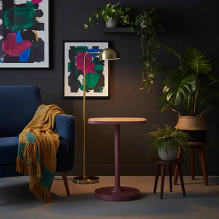 Bijzettafel Avondale roze 50cm van House of Nature, toegepast in een sfeervolle interieursetting