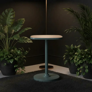Bijzettafel Avondale turquoise 50cm van House of Nature, toegepast in een sfeervolle interieursetting