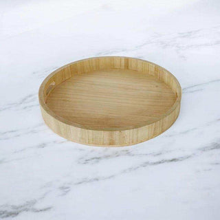 Dienblad grand forks naturel 48cm van House of Nature, toegepast in een sfeervolle interieursetting