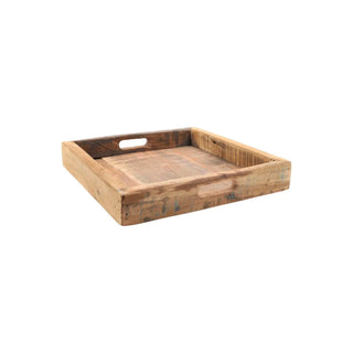 Dienblad Rustic Roots 35x35cm van House of Nature, duidelijk als hoofdfoto afgebeeld