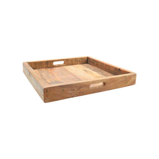 Dienblad Rustic Roots 43x43cm van House of Nature, duidelijk als hoofdfoto afgebeeld