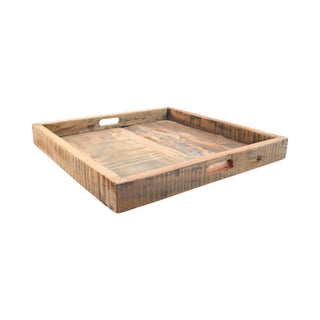 Dienblad Rustic Roots 50x50cm van House of Nature, duidelijk als hoofdfoto afgebeeld