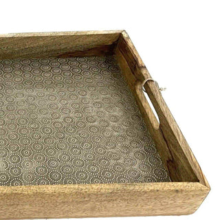 Dienbladen Nepen 46cm - 2 stuks van House of Nature, toegepast in een sfeervolle interieursetting