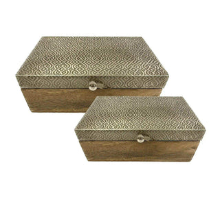 Doosjes Melfort 25cm - 2 stuks van House of Nature, vrijstaand en duidelijk afgebeeld