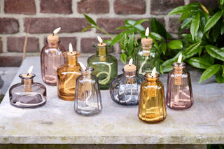 Glow Jars led buitenkaarsen set 12cm van House of Nature, geplaatst in een ruimtelijke woonomgeving