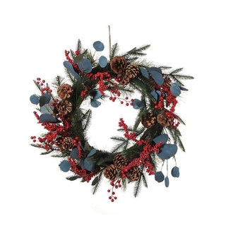 Krans Pine berry 60cm van House of Nature, duidelijk als hoofdfoto afgebeeld