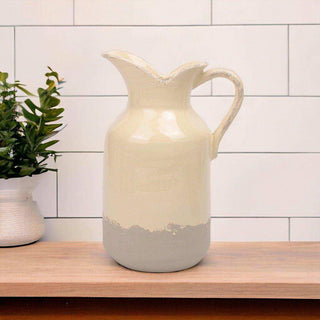 Prado beige hot water bottle vase 31cm - Het Adres