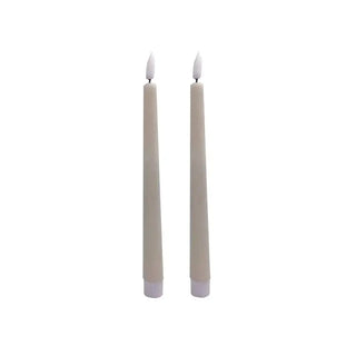 Led dinerkaars basic beige - 2 stuks van House of Nature, duidelijk als hoofdfoto afgebeeld