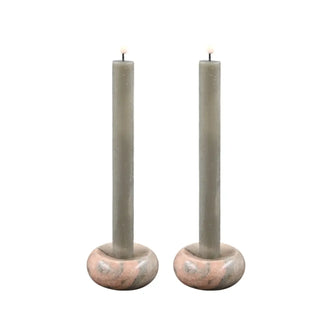 Led dinerkaarsen beige 27cm - 2 stuks van House of Nature, duidelijk als hoofdfoto afgebeeld