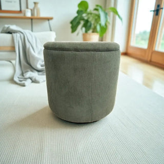 Opberg poef Arth groen 38cm van House of Nature, in een gestileerde detailopstelling