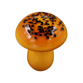 Paddestoel oranje glas 14cm van House of Nature, vanuit een aanvullend productaanzicht