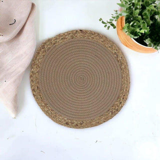 Placemat Jardim 37cm van House of Nature, van dichtbij met materiaal en afwerking zichtbaar