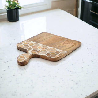Plateau Caddy naturel 36cm van House of Nature, van dichtbij met materiaal en afwerking zichtbaar