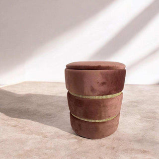 Pouf Forest brown 40cm - Het Adres
