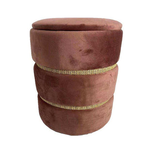 Pouf Forest brown 40cm - Het Adres