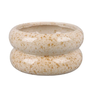 Pot Crossfield beige 20cm van House of Nature, vrijstaand en duidelijk afgebeeld