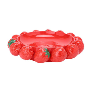 Schaal Strawberry Delight 35cm van House of Nature, duidelijk als hoofdfoto afgebeeld