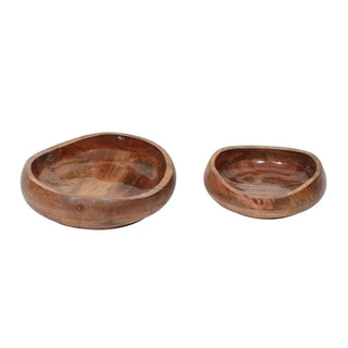 Schalen organic Vulcan 25cm - 2 stuks van House of Nature, vrijstaand en duidelijk afgebeeld
