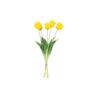 Tulpen boeket geel met franjes van House of Nature, duidelijk als hoofdfoto afgebeeld