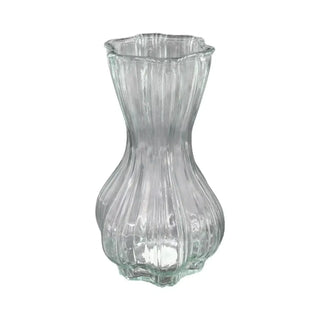 Vaas Flin Fion helder 25cm van House of Nature, schuin bekeken met vorm en afwerking zichtbaar