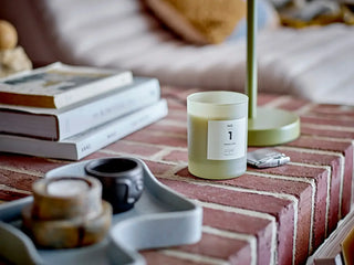 Geurkaars groen No.1 Parsley Lime - 210gr van Illume, gecombineerd met bijpassende geuren uit de collectie
