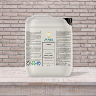 Extra mat beschermer professional - 10 liter van James, vanuit een aanvullend aanzicht van de professionele verpakking