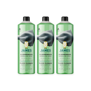 James vloerreinigers Schoon & Snel Droog voor laminaat, vinyl en pvc, als groep van drie flessen