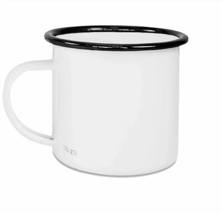 Handgemaakte emaille mok goed zich 500ml - Het Adres