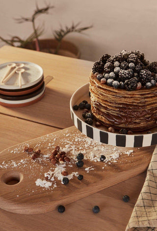 Toppu dienblad zwart/wit 27cm - Het Adres