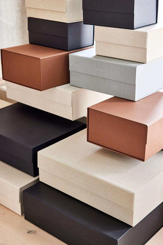 Opbergbox Hako stone 25x33cm - Het Adres