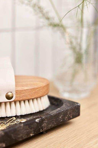 Savi marmeren plateau grijs 30x14cm - Het Adres