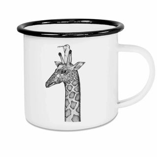 Handgemaakte emaille mok goed zich 500ml - Het Adres