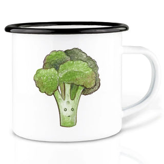 Emaille mok Broccoli – 300 ml van Ligarti, duidelijk als hoofdfoto afgebeeld