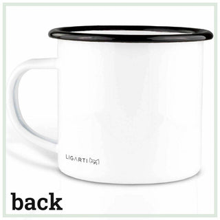 Mug émaillé fait main helium 300ml - Het Adres