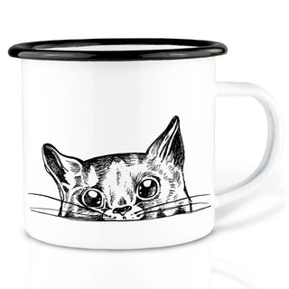 Handgefertigte Emaille-Tasse Ilma 300ml - Het Adres