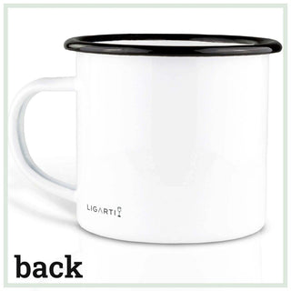 Handgefertigte Emaille-Tasse Jacques 300ml - Het Adres