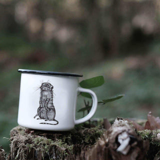 Handgefertigte Emaille-Tasse Johnny Pistol 300ml – Het Adres