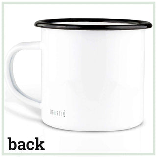 Handgefertigte Emaille-Tasse Korni 300ml - Het Adres