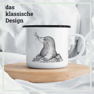 Mug émaillé fait main Malwina 300ml - Het Adres