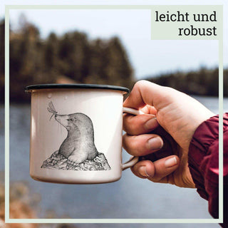 Tasse émaillée faite main Malwina 300ml - Het Adres
