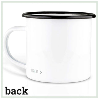 Handgefertigte Emaille-Tasse perfekt 300ml – Het Adres