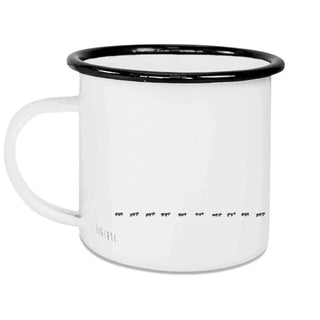 Mug émaillé fait main Schleckbert 300ml - Het Adres