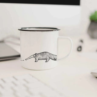 Mug en émail fait main Schleckbert 300ml - Het Adres