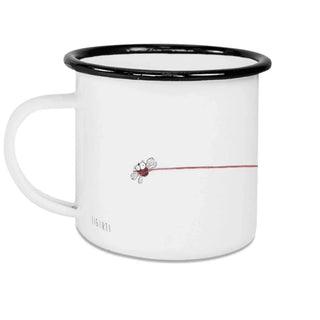 Tazza smaltata fatta a mano acchiappamosche 300ml - Het Adres